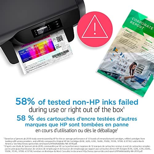 HP 63XL Black High-Yield Ink Cartridge | Works with HP DeskJet 1112, 2130, 3630 Series; HP Envy 4510, 4520 Series; HP OfficeJet 3830, 4650, 5200 Series | Eligible for Instant Ink | F6U64AN — view 2