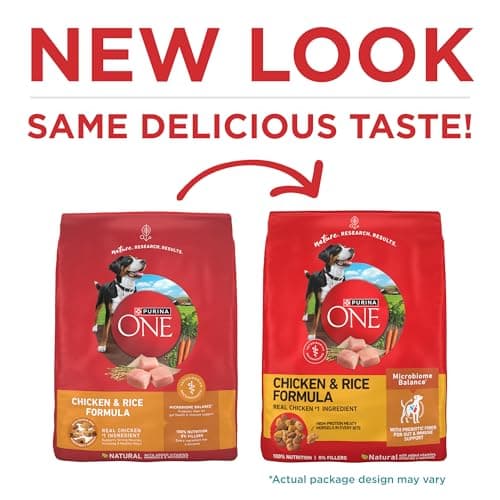 Purina ONE Chicken and Rice Formula Dry Dog Food - 31.1 lb. Bag