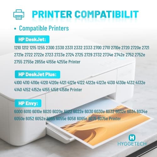 67XL Ink Cartridges Compatible for HP 67XL Ink Cartridge HP 67 Ink Cartridges Use with Envy 6000 6055 6400 6455 DeskJet 2855e 4255e 2700 2755e 2734e 2842e 4255e 2827e 2723e 4155e 2742e Printer