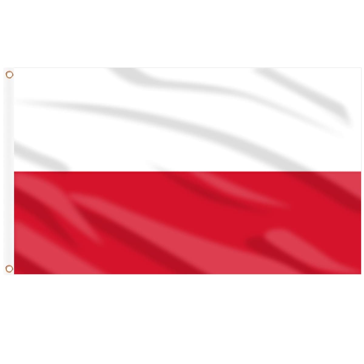 AhfuLife Bandera de España 90cm x 150cm, 2 Piezas Bandera Española con Agujeros de Latón en Ambos Lados, para Decoraciones de Fiestas, la Copa del Mundo, Día Nacional, Jardín, Calle — view 25