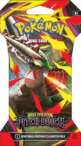Pokemon TCG: Mega Evolution Pitch Black Sleeved Booster — view 3
