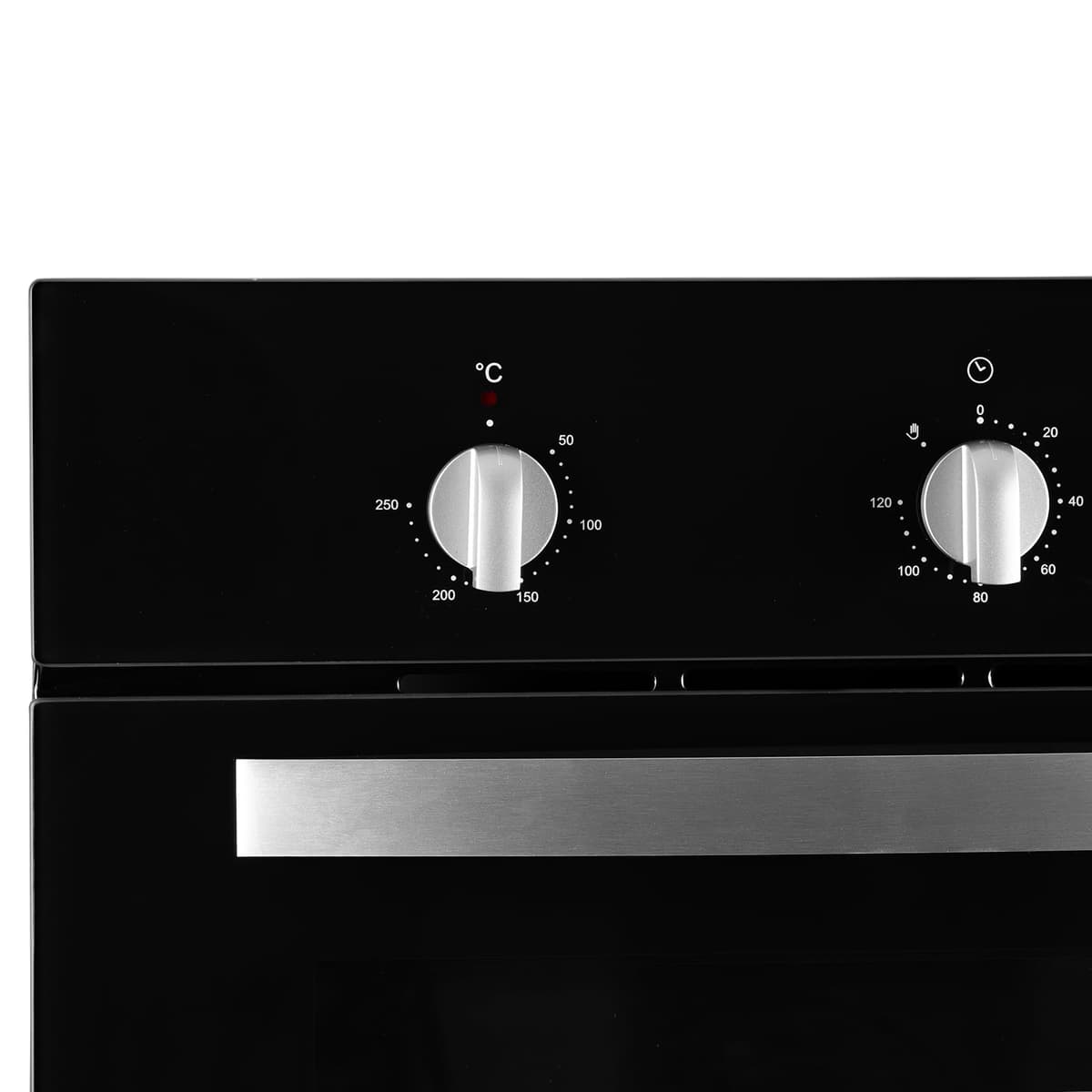 SIA FSO59BL Built-in Single Electric Fan Oven and Grill, Multi-function With Timer, A Energy Rating, Black, 2 Years Parts & Labour Guarantee — view 2