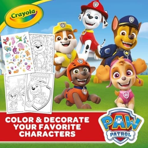 Crayola PAW Patrol Coloring Book (288pgs), Kids Coloring Book Pages & Stickers, PAW Patrol Gift, Travel Activity, Toddler Toys, 3+ — view 4