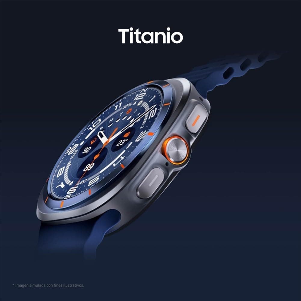 Samsung Galaxy Watch Ultra 2025 47mm - Smartwatch LTE con IA, Titanio, Botón Personalizable, Control de Salud, Garantía del Fabricante 3 Años + 1 año Extra, Gris Titanio (Versión española) — view 3