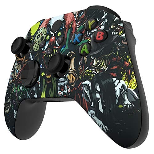 eXtremeRate Custom Shell for Xbox Series X & S Controller - Revitalize Your Controller - Scary Party Replacement Cover Front Housing Cover for Xbox Core Controller Wireless [Control NOT Included] — view 4