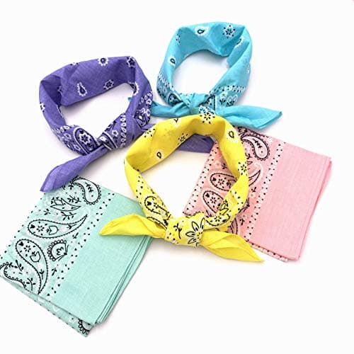 Vamqor 100% Cotton 10 Pack Fine Bandanas(Summer Assorted) — view 4