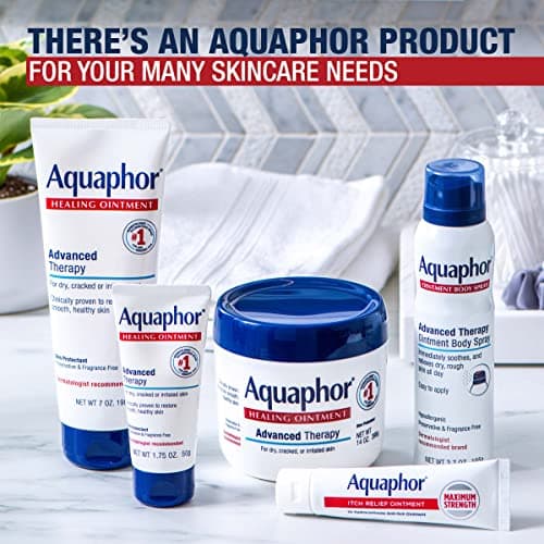 Aquaphor Healing Ointment Advanced Therapy Skin Protectant, Dry Skin Body Moisturizer, 7 Oz Tube — view 12