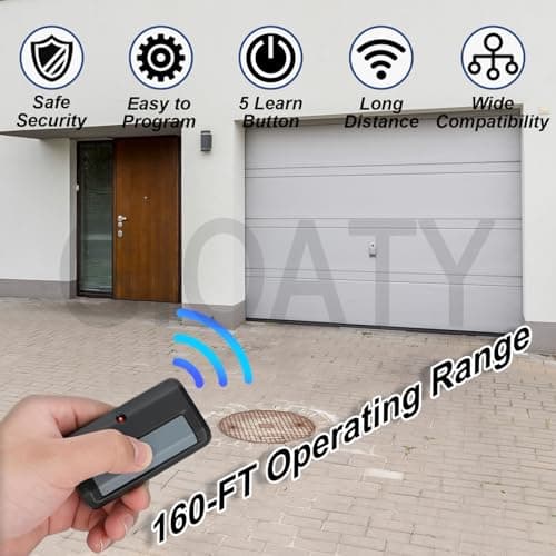 3 for Chamberlain Craftsman LiftMaster Garage Door Opener Remote Replacement, Replaces 891LM 893LM 893MAX 370LM 371LM 373LM 971LM 973LM, no Wait Wireless Remote Keyless Entry, Safe Security — view 3