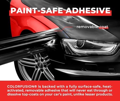 ColorFusion PPF by VViViD, Gloss Piano Black Dry Apply PPF Vinyl Car Wrap Roll 1.3ft x 5ft — view 5