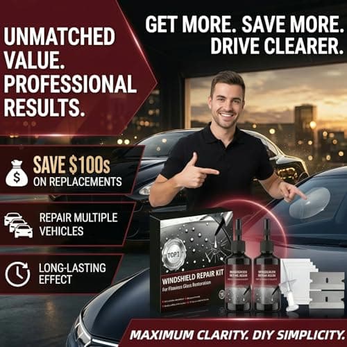 Bighero Windshield Repair Kit, 2026 Latest Car Windshield Crack Repair Kit, 5Min Quick-Repair, 2 Bottles Nano Glass Repair Liquid,Fix Bullseye & Star Cracks. All Crack Types Windshield Repair Kit — view 4