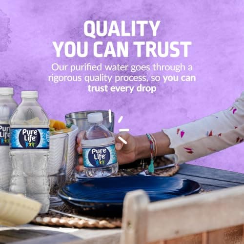 Pure Life Purified Bottled Water, 24 Pack - Still Drinking Water Enhanced with Minerals for a Crisp Taste - 8 Fl Oz - Toy Story 5 Packaging Graphics — view 5