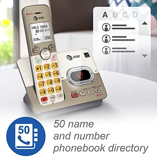 AT&T EL52303 3-Handsets Cordless Phone System with Answering System, Caller ID/Call Waiting - DECT 6.0 - Upto 14 Minutes Recording Time — view 2