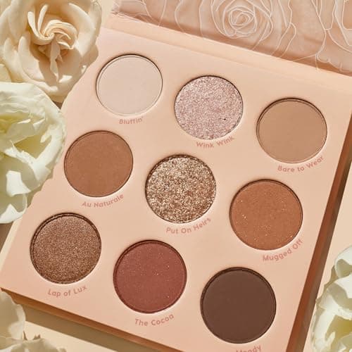 ColourPop Nude Mood Eyeshadow Palette - Brown & Copper Palette with Metallic and Matte Finishes - High-Pigment Eye Makeup with a Long-Wearing Formula (0.3 oz) — view 4