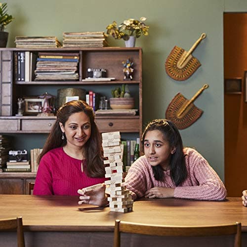 Hasbro Gaming Jenga Wooden Blocks Stacking Tumbling Tower Game | Party Games for Kids & Families | Stocking Stuffers | Ages 6+ (Amazon Exclusive) — view 10