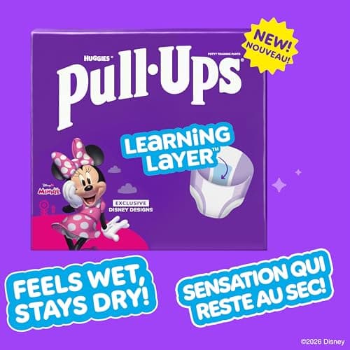 Pull-Ups Girls Potty Training Underwear, Easy Open Toddler Pants 3T-4T (32-40 lbs), Learning Designs for Toddlers, 92 count — view 2