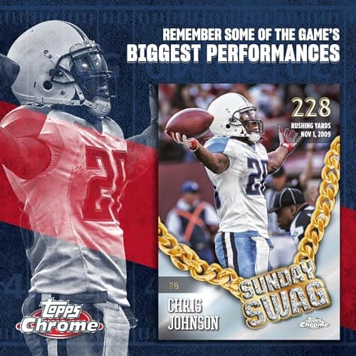 2024 Topps Chrome Football 7-Pack Trading Card Blaster Box (1 Prism Refractor Per Box) — view 5