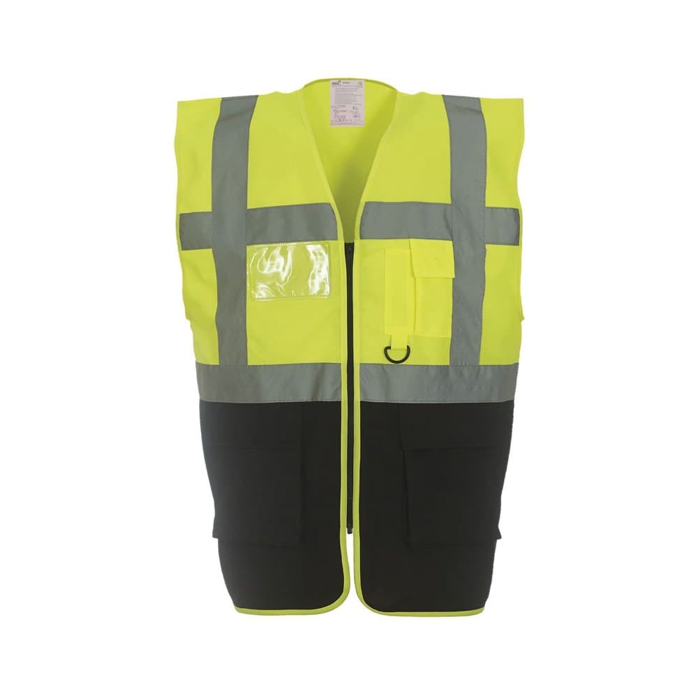 Expert Workwear Coloured Hi Vis Executive Vest High Viz Vests Zip with Pockets - 27 Colours — view 14