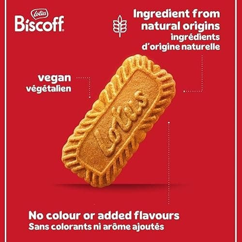 Lotus Biscoff Caramelized XL Cookies, 20 Individually Wrapped Cookies per 2, (10x2) – Ingredients from Natural Origin, Vegan, No Colours or Added Flavours, 250g — view 3