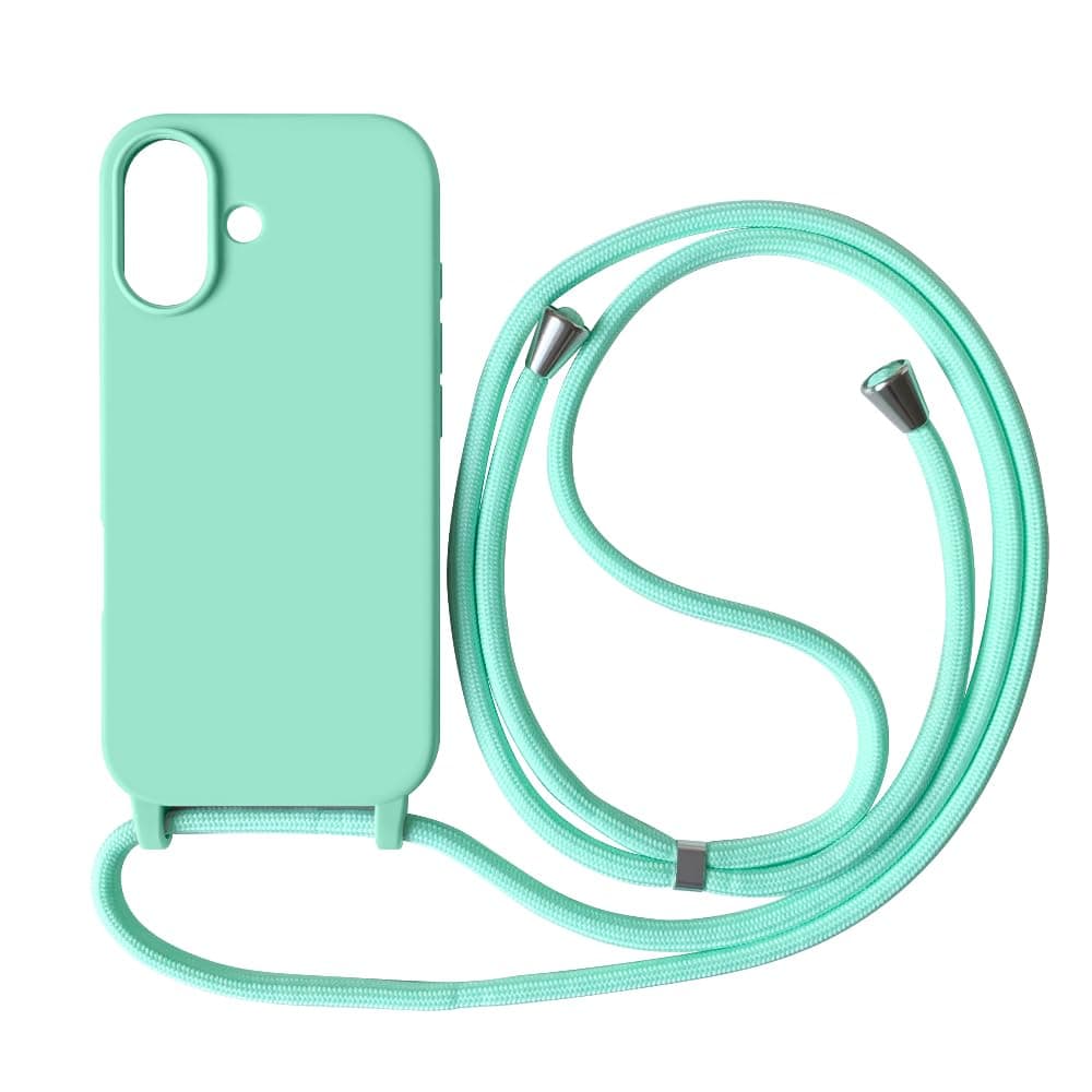 Funda Compatible con iPhone 17 Pro MAX(6.9"),Ajustable Collar Correa de Cuello Cordón Cuerda Carcasa TPU Bumper Silicona Skin Caso para iPhone 17 Pro MAX(6.9")-Verde — view 78