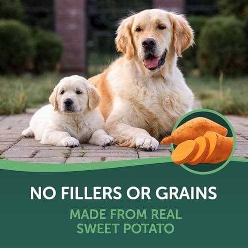 Healthfuls Sweet Potato Slices Healthy Dog Treats – Limited Ingredient, Grain Free, Made from Real Dried Sweet Potatoes, 16 oz — view 4