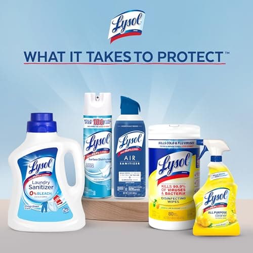 LYSOL Disinfecting Wipes, All Purpose Cleaner, Multi-Surface Antibacterial Cleaning Wipes, Household Cleaning Supplies, Dorm Essentials, Lemon + Mango & Hibiscus + Crisp Linen Scent, 80 ct. (4 Pack) — view 7