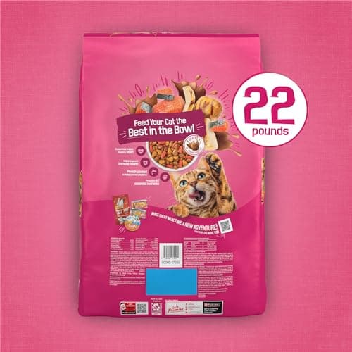 Purina Friskies Gravy Swirlers with Flavors of Chicken, Salmon and Gravy Dry Cat Food - 22 lb. Bag — view 10