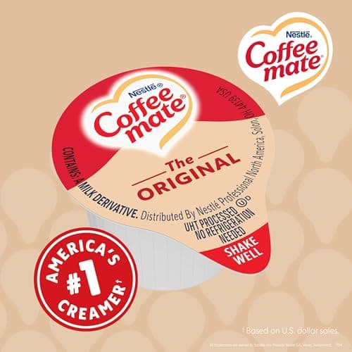 Nestle Coffee mate Coffee Creamer, Original, Liquid Creamer Singles, Non Dairy, No Refrigeration, 0.375 fl oz Tubs (Pack of 360) — view 6