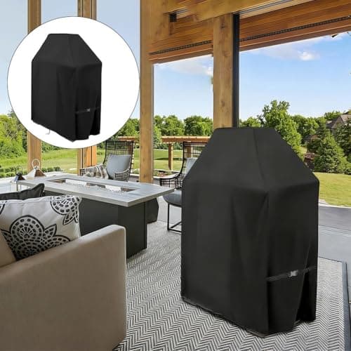 Startbuymore Waterproof Cover For Tall Outdoor Wood Burning Fireplaces Measuring 36L X 24W X 57H With Reinforced Top Seams(210D) — view 2