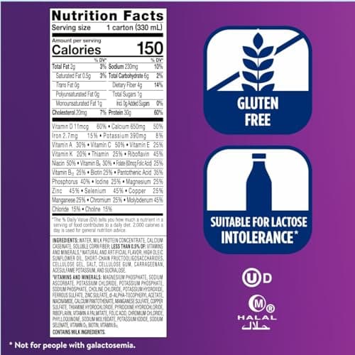 Ensure Max Protein Shake | French Vanilla | Ready to Drink | 30g Protein for Muscle Health | 1g Sugar, 4g Fiber | 11 fl oz, 12 Pack — view 5