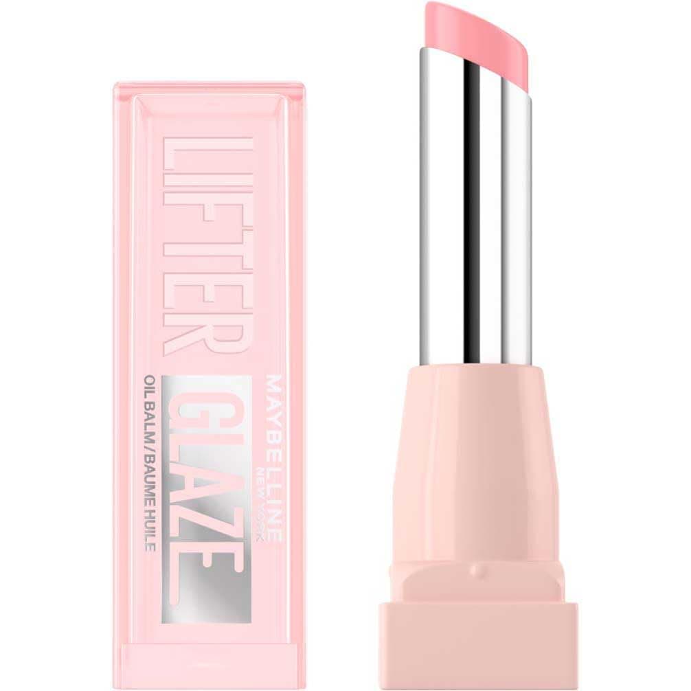Maybelline New York Bálsamo Labial con Color, Labios Suaves y Brillantes, Hasta 24h de Hidratación, con Ácido Hialurónico, Lifter Glaze, Tono 002 Pink Drip