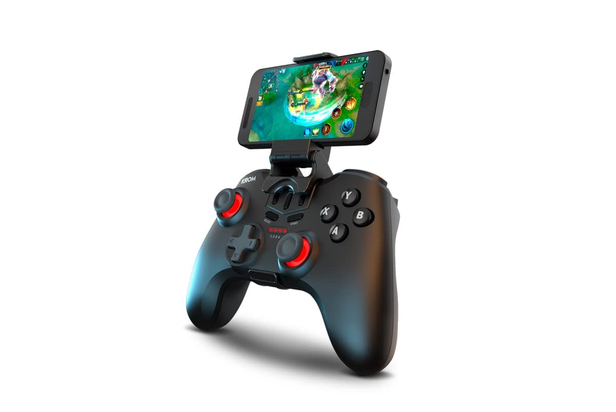 KROM KEY - Gamepad con cable, X-input y Direct - input, joystick y gatillos analógicos, función turbo, compatible con PC, PS3 y Android, color negro — view 13