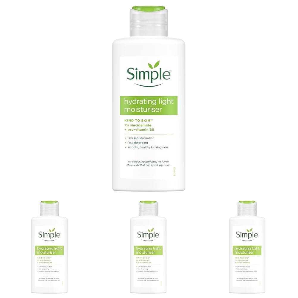 Simple Kind to Skin Hydrating Light Moisturiser Skin Care Product with Pro-Vitamins B5 and E for 12-Hour Moisturisation 125 ml — view 11