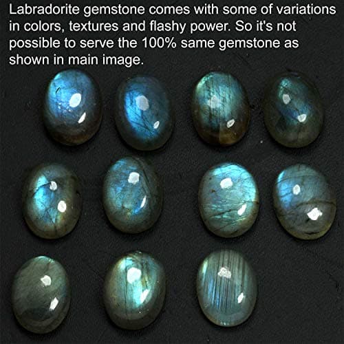 JEWELOPORIUM Gray Labradorite Natural 925 Silver Ring for Women Stone Cocktail Silver Ring Size 8 Easter Gift Victorian Jewelry — view 4