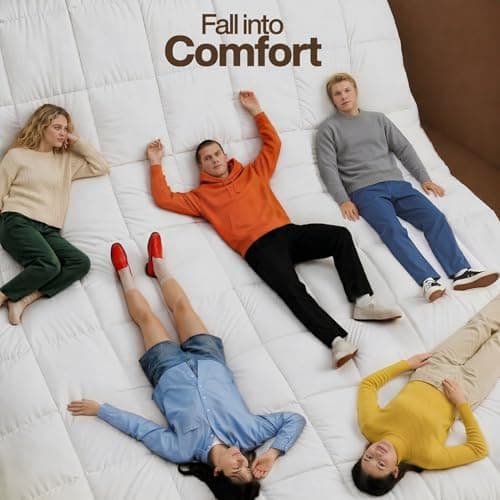 Utopia Bedding Twin XL Comforter Duvet Insert, Quilted White Comforter with Corner Tabs, Box Stitched Down Alternative Comforters Twin XL Size 68 x 92 inches — view 2