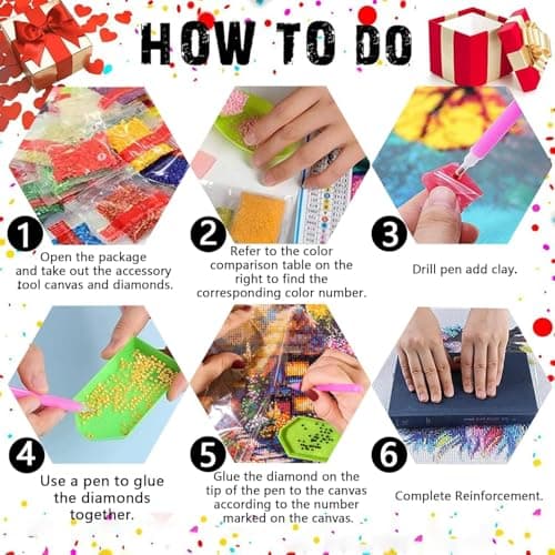 Accompany Wind Sewing Machine Diamond Art Painting Kits for Adults, Flower Diamond Dots Kits for Beginners, 5D DIY Round Full Drill Diamond Gem Art Craft for Home Decor Gift 14x14 inch — view 4