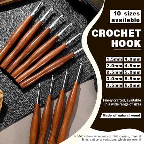 Nitlak 4 Pcs Crochet Hook Set, Ergonomic Crochet Needles Kit for Beginners — view 2