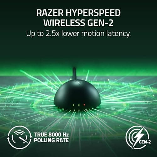 Razer Viper V4 Pro Wireless Esports Gaming Mouse – 49g Ultra Lightweight, Fast & Precise, 50K DPI Optical Sensor, 8K Polling, Gen-4 Optical Switches, Scroll Wheel, USB-C Charging, for PC & Mac – Black — view 4