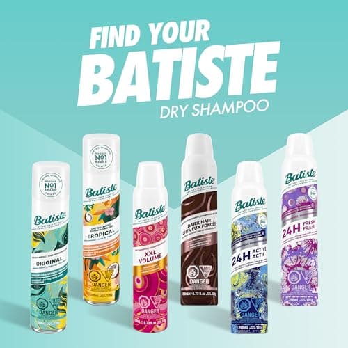 Batiste Dry Shampoo Spray, Bare Scent, Refresh Hair and Absorb Oil Between Washes, Waterless Shampoo for Added Hair Texture and Body, 200-ml — view 4