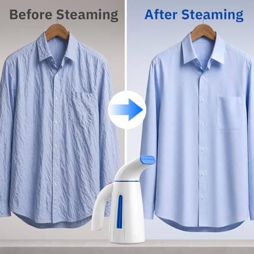 OGHom Steamer for Clothes, Handheld Clothing Steamer for Garment, 240ml Big Capacity 700W Portable Travel Steam Iron (Only for 120V) — view 4
