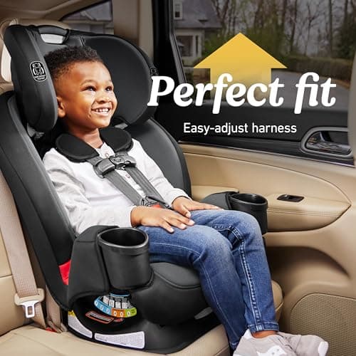 Graco® TriRide 3-in-1 Reclining Car Seat, Clybourne - Rear & Forward Facing Car Seat, Highback Booster, Adjustable Headrest — view 4
