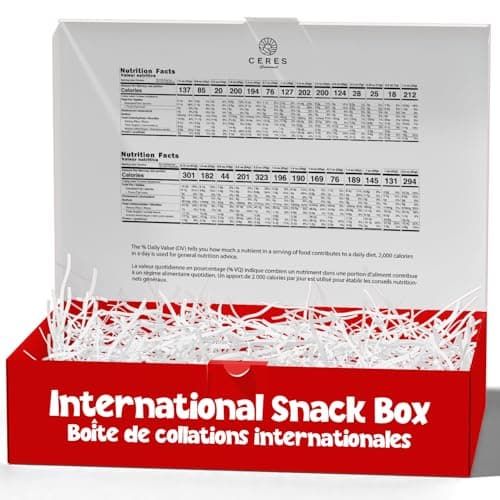 Exotic International Snack Box, 30-Piece Assortment of Snacks from Around the World |Office Snacking, Mystery Foreign Candy & Treats, Snacks Variety Pack for Adults, Kids, College and Students (Maxi)