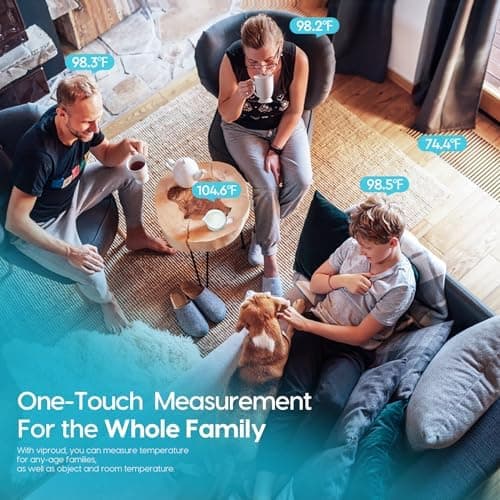Thermometer for Adults and Kids, Fast Accurate Baby Thermometer, Fever Alarm & Mute Mode, Baby Essentials - Lifetime Support — view 5