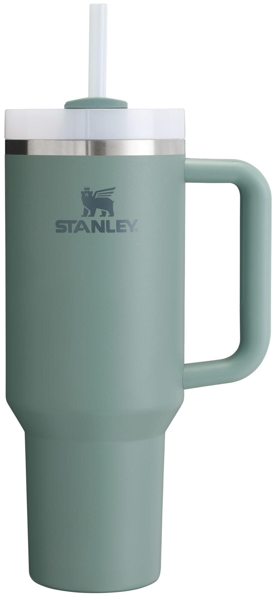 Stanley Quencher - Vaso H2.0 con mango - 1200 ml - Tapa de rosca con pajita incluida - Antifugas y portavasos de coche compatible para viajes - Vaso térmico de acero — view 34