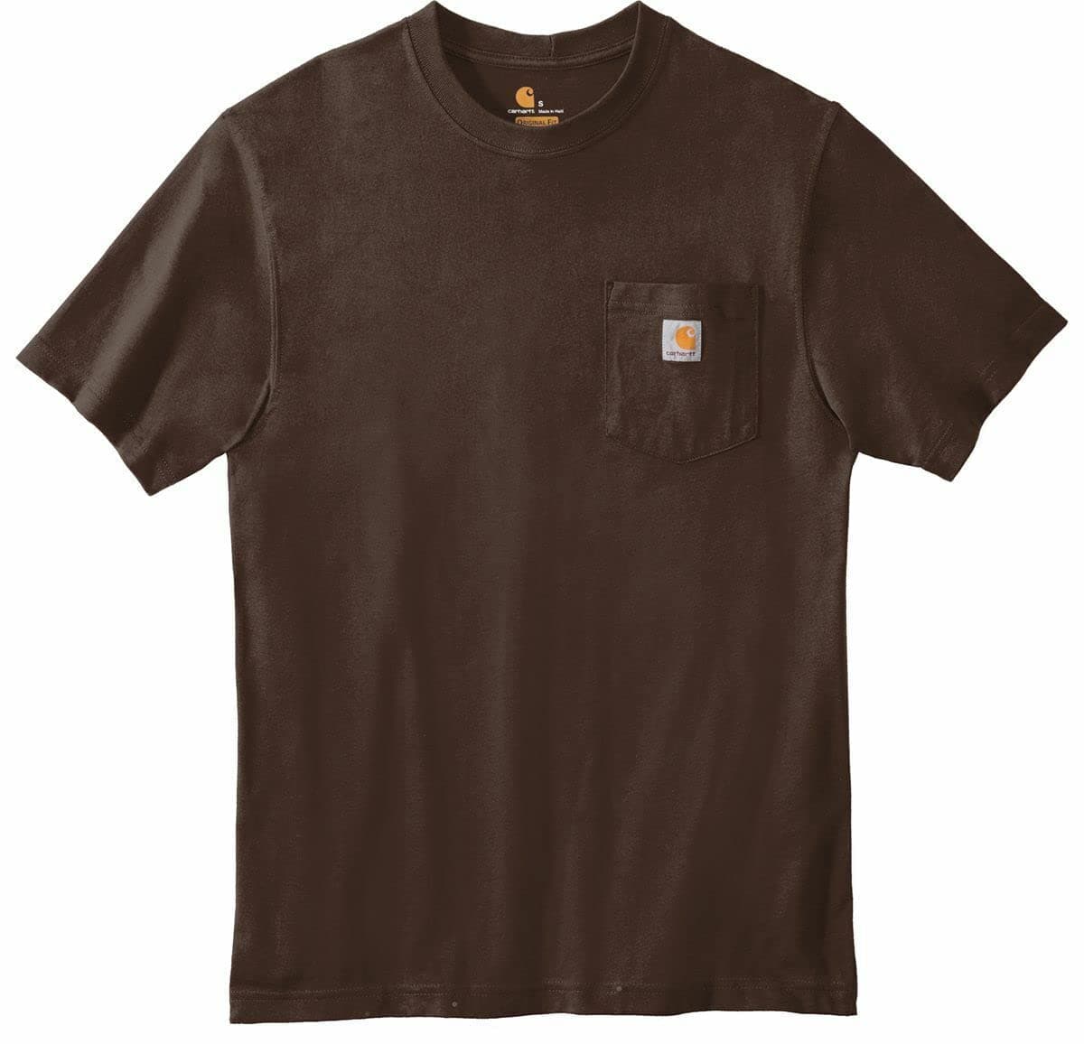 Carhartt Mens Loose Fit Heavyweight Short-Sleeve Pocket T-Shirt (Also Available in Big & Tall) CloseoutWork Utility T-Shirt — view 35