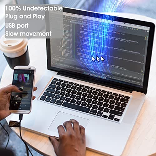 Mouse Jiggler Mover Wiggler Undetectable Shaker USB Port for Computer Laptop, Keeps PC Awake, Simulate Movement to Prevent Laptop Entering Sleep, No Software Plug-and-Play — view 5