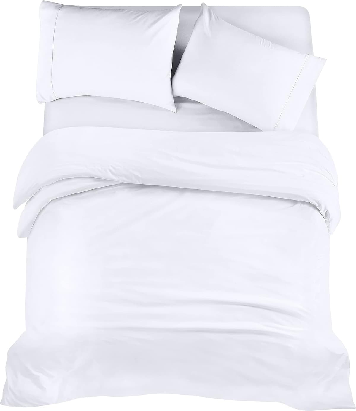 Utopia Bedding 3 Piece Single Bedding Set - Duvet Cover, Fitted Sheet with Pillow case - Soft Brushed Microfiber (Grey) — view 12