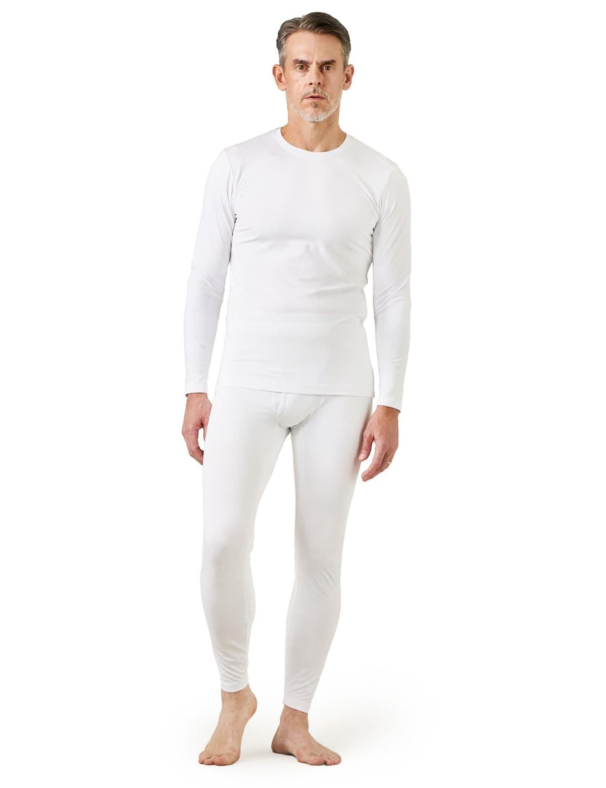 LAPASA Ropa Termica Hombre Conjunto Interior Termico Camiseta Manga Larga y Pantalón Largo Ligero/Cálido/Extra Cálido M11/M24/M57 — view 9