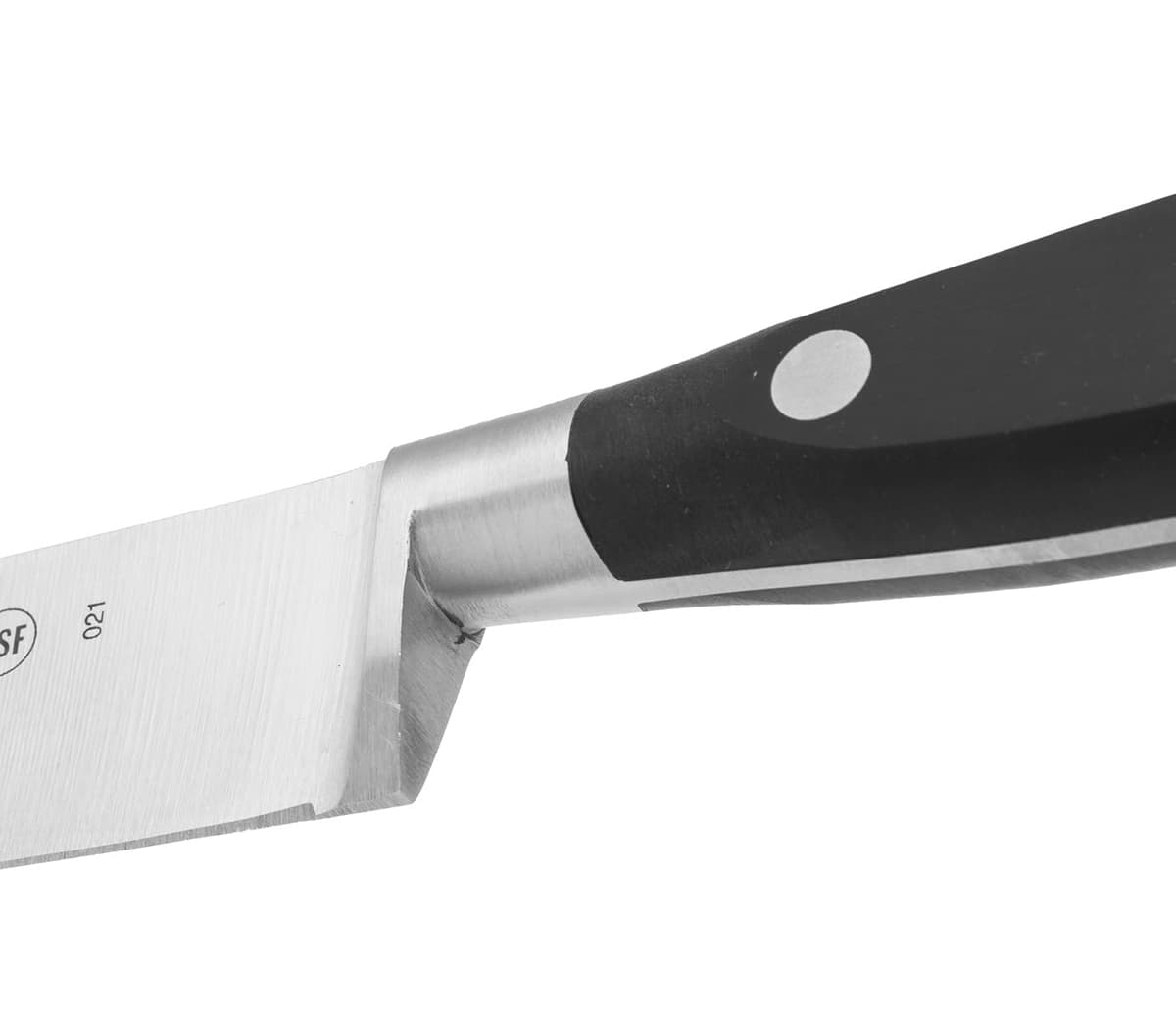 Arcos Cuchillo Chef Forjado Acero Inoxidable. Cuchillo Cocina Profesional Multiusos para Cortar Carne y Verduras. Mango Ergonómico Polioximetileno y Hoja 150mm. Serie Riviera. Color Negro. — view 5