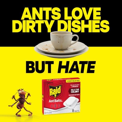 Raid Ant Killer Baits, Child Resistant Bug Killer for Indoor Home Use, 0.24 Oz, 8 Count — view 4