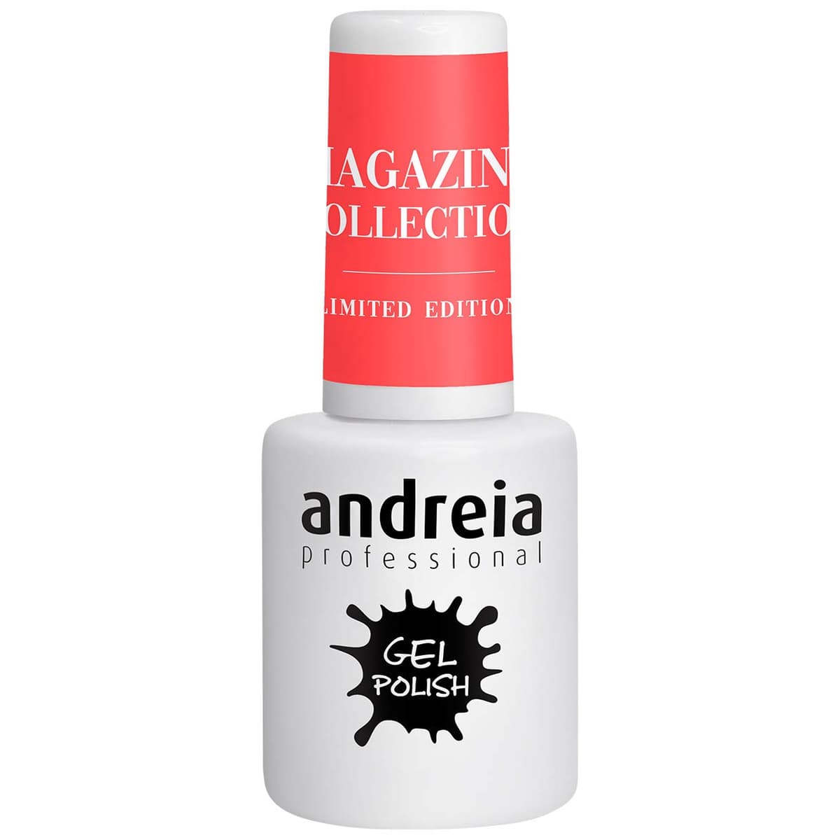 Andreia Pintauñas Semipermanentes – Esmalte Semipermanente Profesional para Uñas de Gel - Manicura con Brillo Intenso que Dura Hasta 4 Semanas - Color MZ3 Coral Neón - 10,5ml